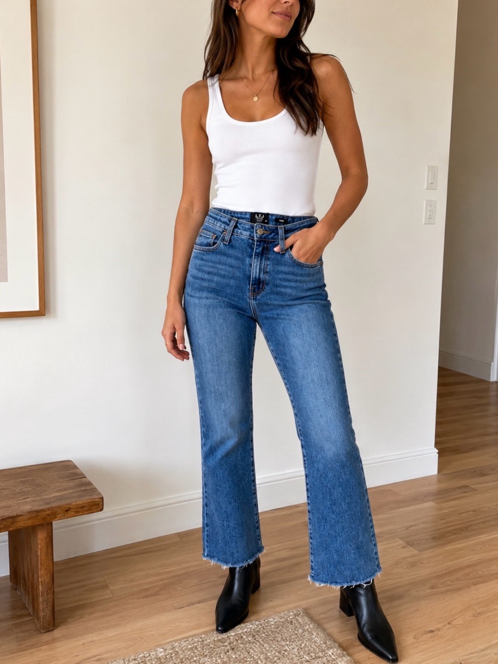 Letter to Juliet LTJ Sicily Jeans Size 26 Raw Hem